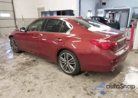 2014 Infiniti Q50 Sport from USA, damaged, VIN JN1BV7AR3EM690684